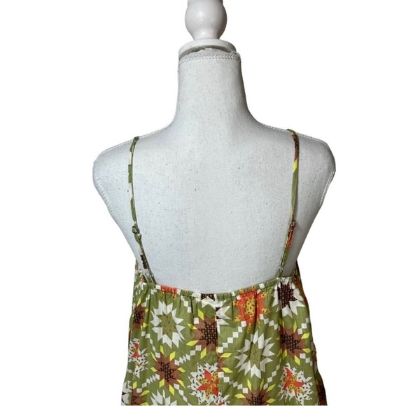 Sleeveless Tiered A Line Summer Dress - Picture 3 of 3
